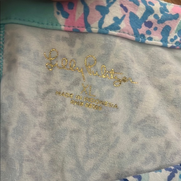 Lilly Pulitzer Blue and Pink Patterned Dress - Picture 2 of 3